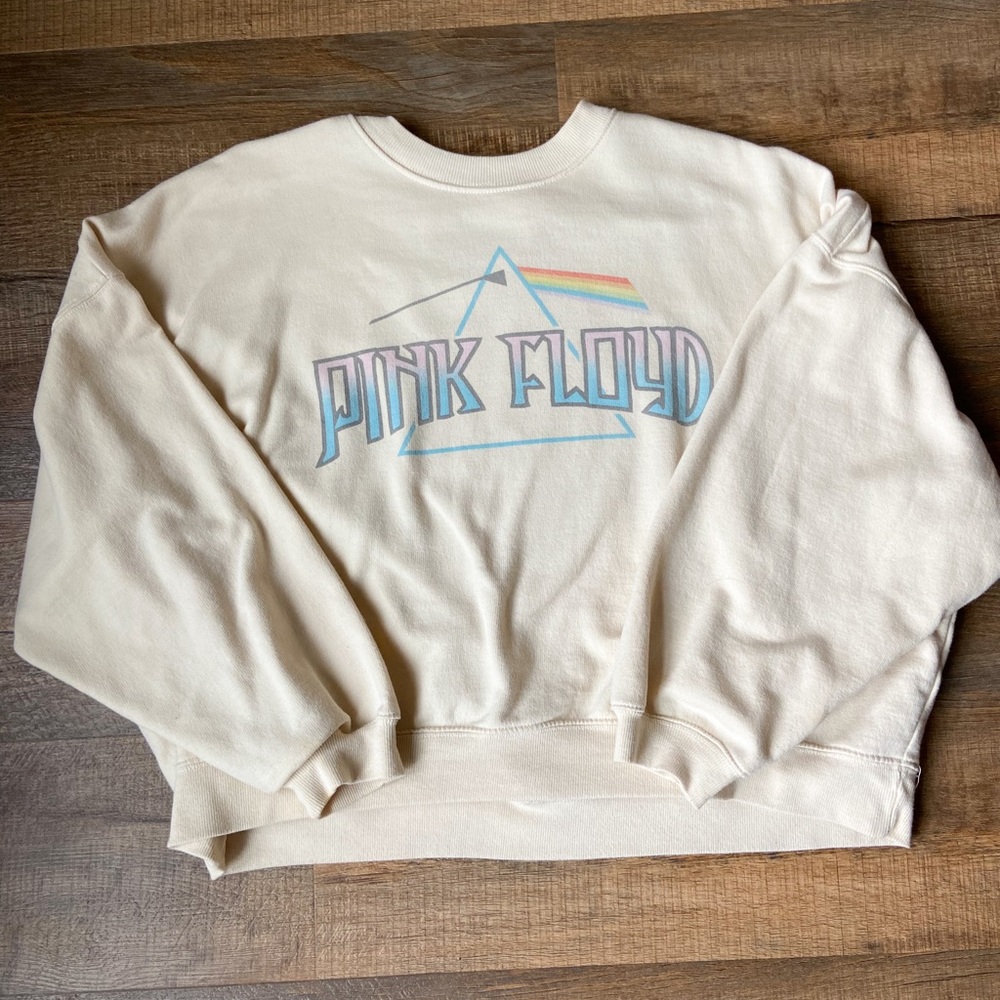 Pink Floyd Cropped Crewneck